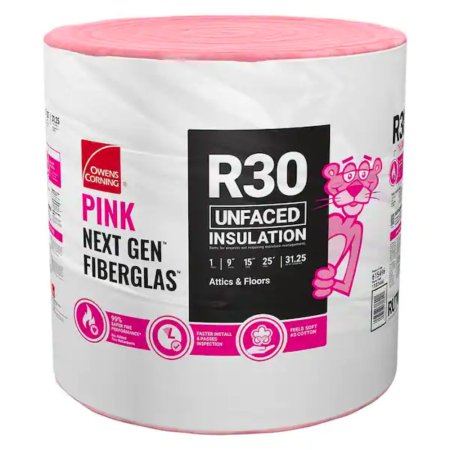  The Best Attic Insulation Option: Owens Corning R-30 EcoTouch Fiberglass Insulation